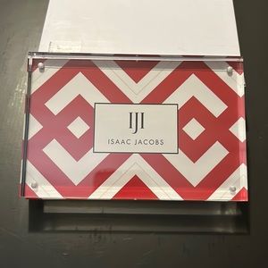 🔥Brand New Isaac Jacobs Acrylic Magnetic Photo Frame 4”x6” G3